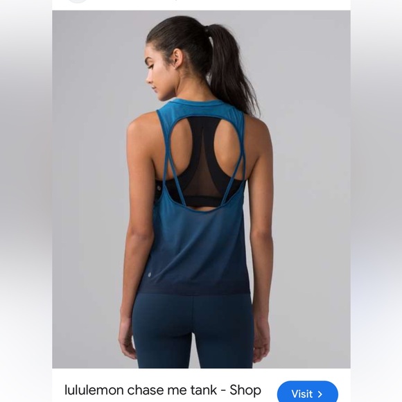 🍋 Lululemon Chase Me Tank Size 6-8) - Picture 2 of 6